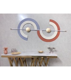 Abstract Iron Wall Decor 3D Geometric Wall Art For Office And Home 