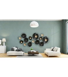 Black Radiant Bloom Metal Wall Art |Home Decor Wall Art | Wall Decor For Living Room, Bedroom