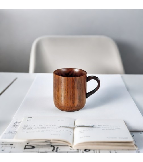 Natural Wooden Tea Cup For Restaurants