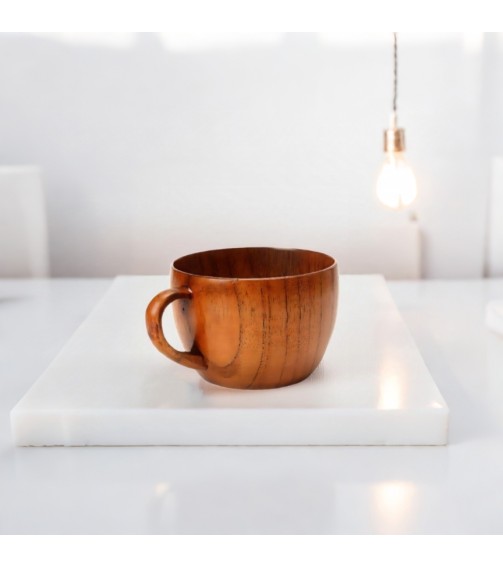 Wooden Tea Cup, Natural Wooden Cup For Restaurants